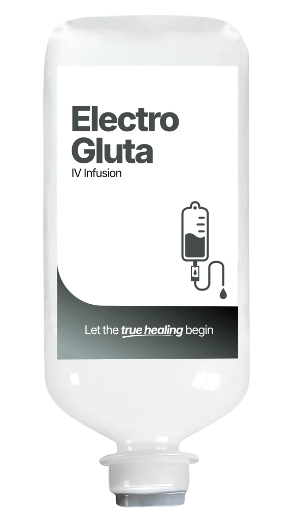 Infus glutation Electro Gluta di Bali untuk membantu detoksifikasi tubuh, menjaga kesehatan kulit