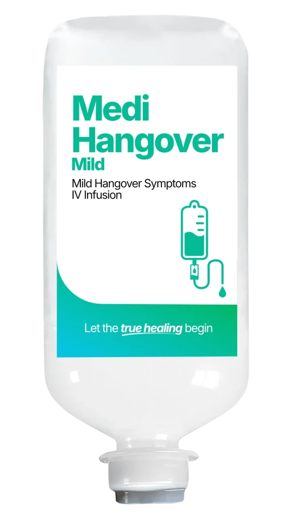 Pulihkan tubuh dari hangover dengan infus hangover Medi Hangover Mild di BSI Bali