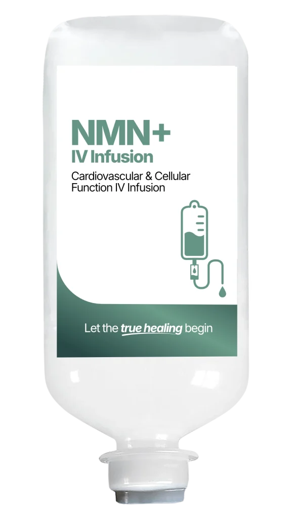 NMN+ adalah stimulan kuat untuk produksi NAD dan memiliki bioavailabilitas yang lebih tinggi dibandingkan NAD+, karena dapat masuk ke dalam sel dengan lebih mudah dan langsung.